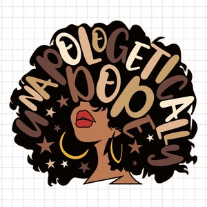 Dope sans vergogne Afro, Svg Black Pride, Mois de l'histoire des Noirs Svg, BLM Svg, Svg afro-américain, Svg mélanine