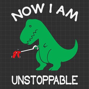 Agora sou imparável SVG, Dia de São Patrício SVG, Amante de dinossauros SVG, Trevo SVG, Verde SVG, Trevo de quatro folhas, Irlandês, Duende SVG