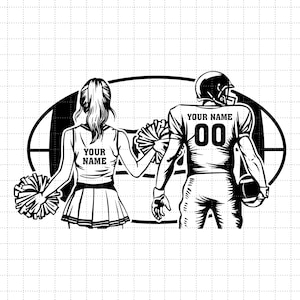 Cheerleader svg, Fußballspieler svg, Fußball Namen svg, Cheer Dance svg, Fußballtrikot, Fußballsaison, jubeln Clipart, Png Dxf Eps