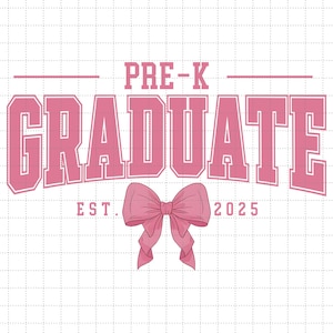 Pack Pré-maternelle 2025 png, Pré-maternelle 2025 png, Diplôme préscolaire png, Coquette Pink Bow Senior 2025 png