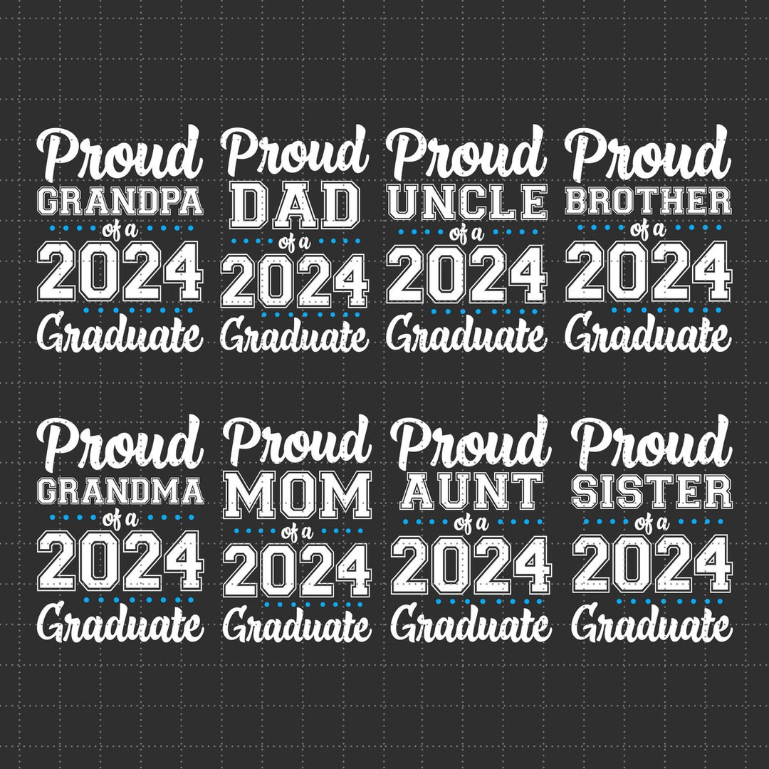 Proud of A 2024 Graduate Svg Bundle, Graduation Svg, Proud Senior Svg ...