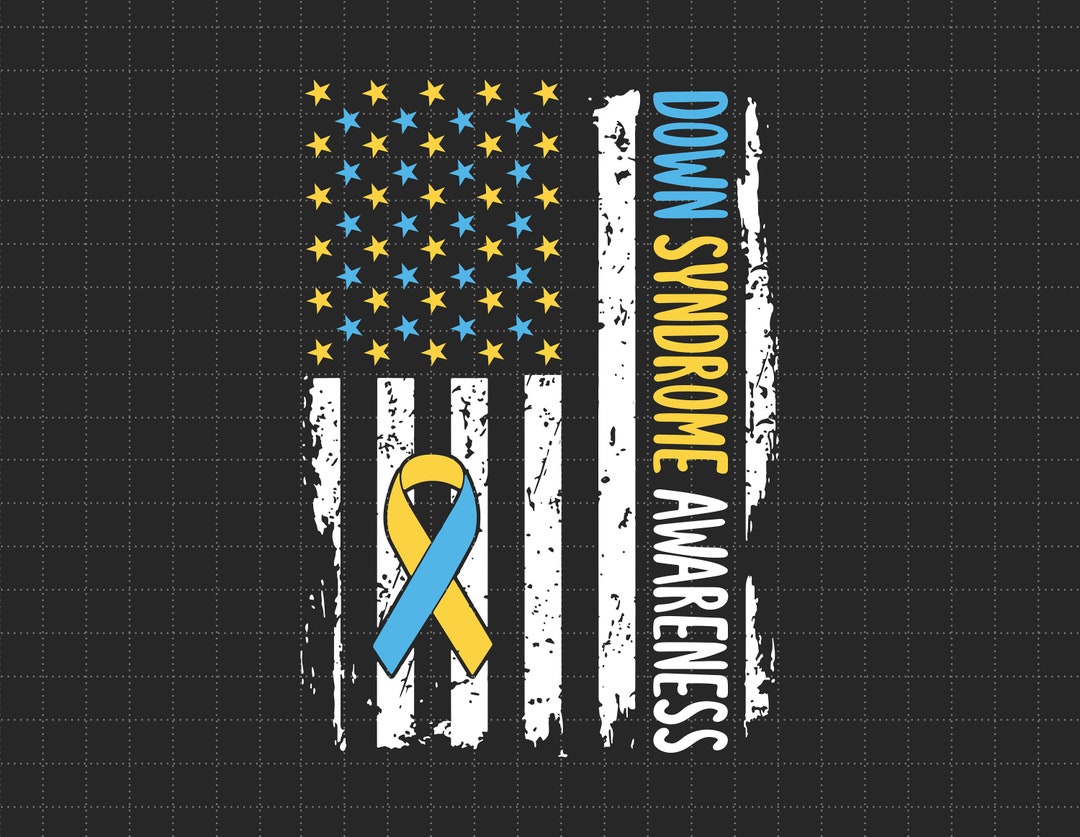 Down Syndrome Awareness American Flag Svg Three Arrows Symbol Etsy