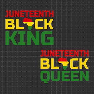 Juneteenth, Rey Negro, Reina Negra, Svg, África, Svg, Historia Negra, Svg, Orgullo Negro, Las Vidas Negras Importan, Svg Afroamericano