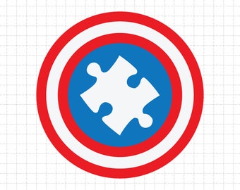 Captain Autism Superhero Svg, Puzzle Piece Svg, Autism Support, 2nd April Svg, Be Kind Svg, Autism Awareness, Autism Proud, Gift For Autism