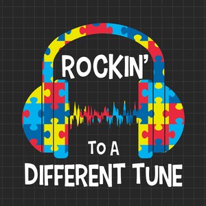 Rocking To A Different Tune For Gamer Boys (SVG), Quebra-cabeça de Coração com Autismo (SVG), Peças de Quebra-cabeça (SVG), Apoio ao Autismo, 2 de Abril (SVG), Conscientização sobre Autismo