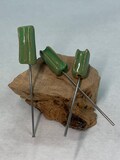 POKER STICK: CELERY style! Handmade ceramic glazed celery w/stainless poker- perfect accompaniment piece to our original chicken wing pipes!