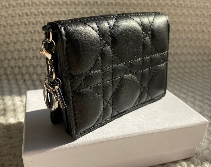 Card Holder Lady Dior Style Etsy