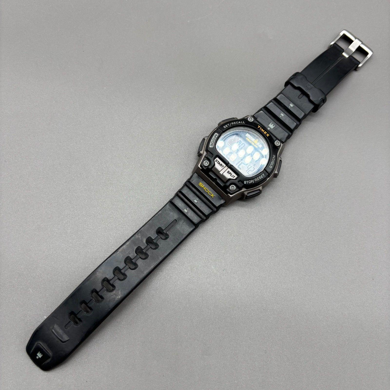 Timex Ironman Triathlon Shock Indiglo 30 Lap Diver WR 200M Mens