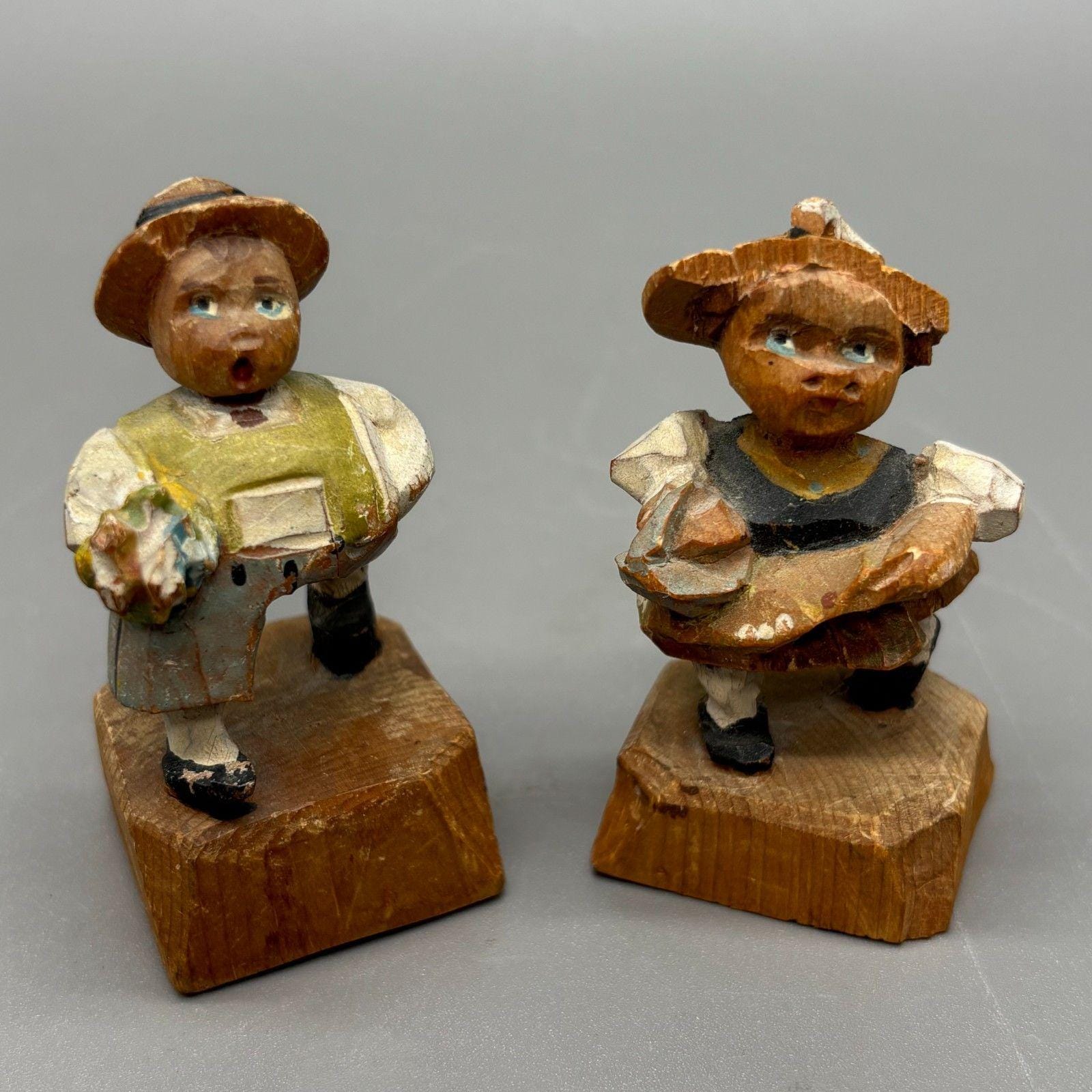 Anri Wood Figures - Etsy