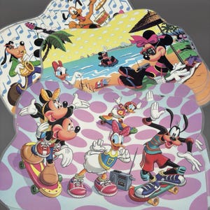 Vintage Disney Activity Placemat Lot 1987 Mickey Minnie Goofy Donald 15 Mats