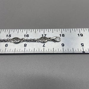 Brighton SWINGING SIXTIES Collar Necklace Ovals Silver Plated Retired 16-18 inch image 7