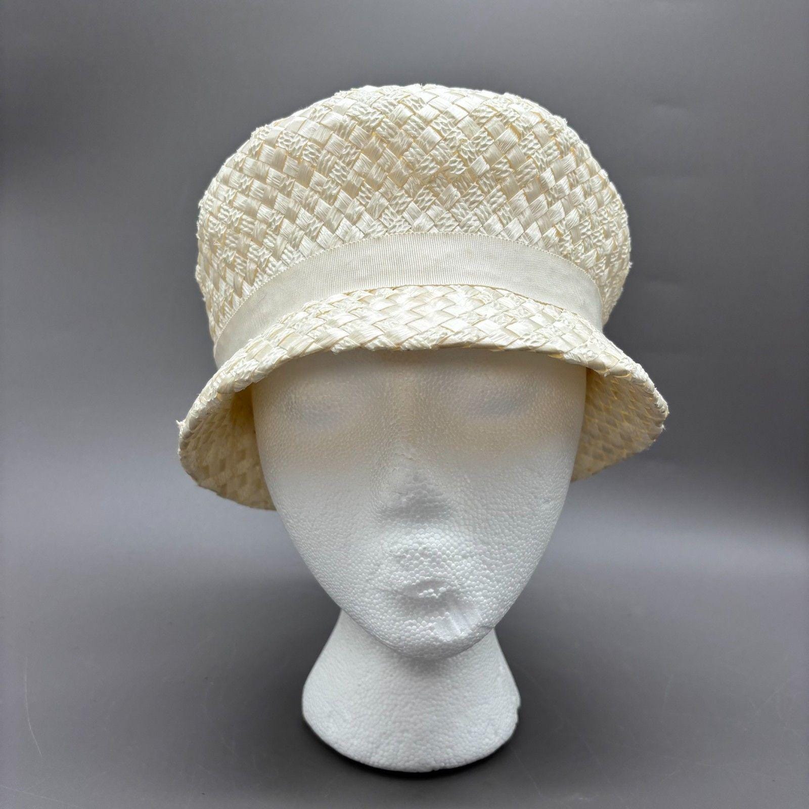 Raffia Bucket Hat With Ribbon - Etsy