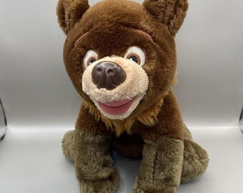 Peluche Grizzly Cub Disney Brother Bear Koda vintage del 2003 di Applause da 9 pollici