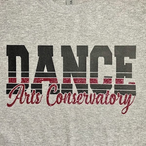 CUSTOM DANCE SHIRT, Custom Dance Shirt with Name on Back, Custom Dance Team Shirt