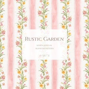 Aquarelle vintage motif floral, fleurs de printemps, pêches et motif crème, utilisation pour l'impression de textiles, papiers de scrapbooking, motif sans couture