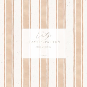 Motivo senza cuciture ad acquerello vintage con strisce marroni per tessuti, scrapbooking, perfetto per l'artigianato digitale, carta digitale a strisce PNG