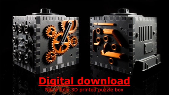 The Steam Turbine Puzzle Box STL Files for 3D Printing - Etsy Canada