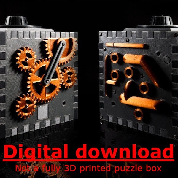 De Steam Turbine Puzzle Box - STL-bestanden voor 3D-printen