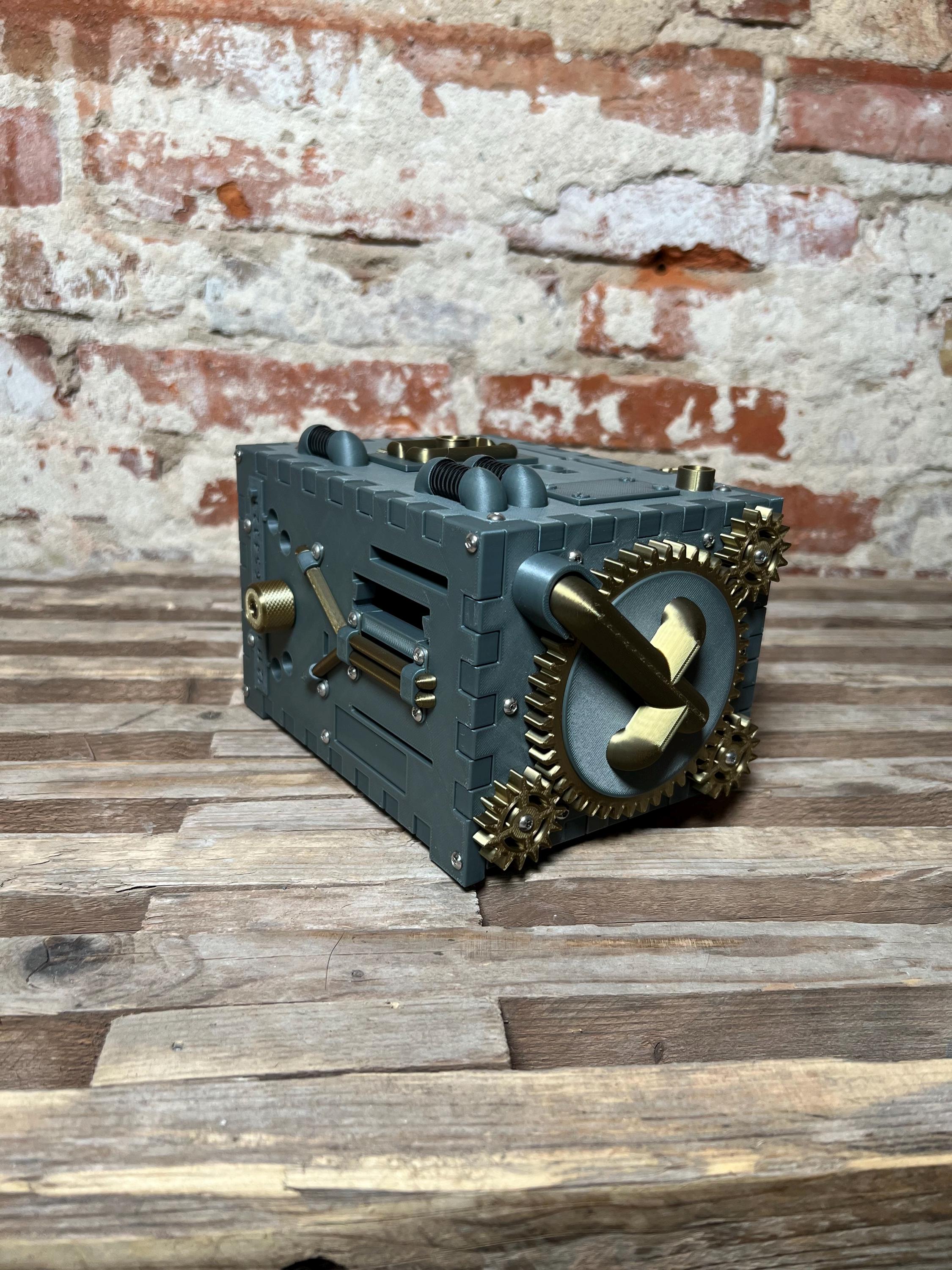 Time For Machine T4M38018 – 3D-Metallpuzzle Bausatz Aus Edelstahl, 219 Teile, Uhrwerk-Modell