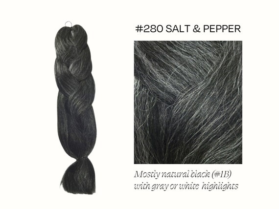 Salt & Pepper Braiding Hair #280 Kanekalon