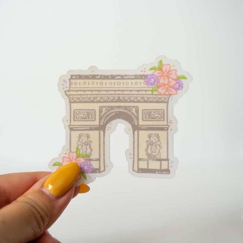 Arc de Triomphe Sticker, Paris, France, Travel, Landmark image 2