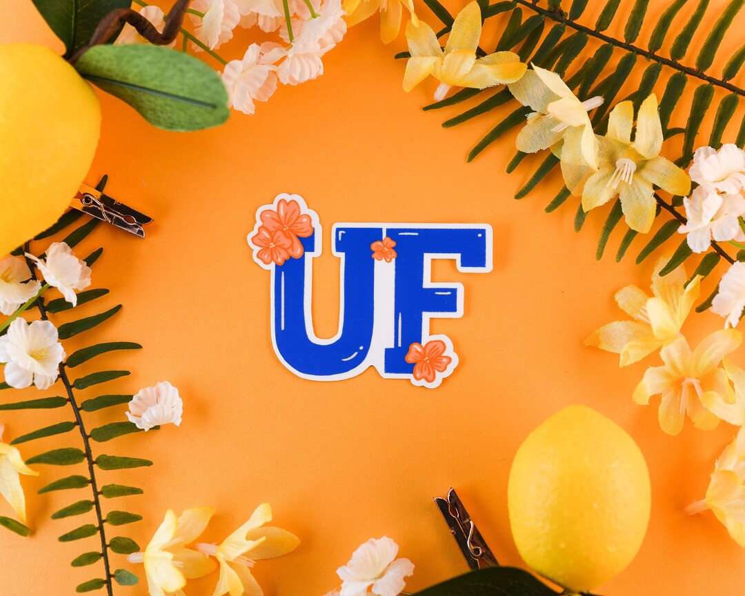 UF Sticker, UF Gators Sticker, UF Logo Sticker, University of Florida