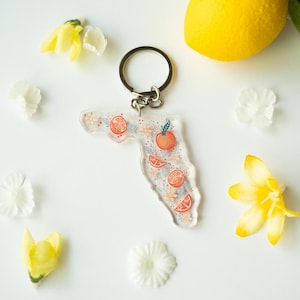 Sunshine State Keychain | Florida Key Ring