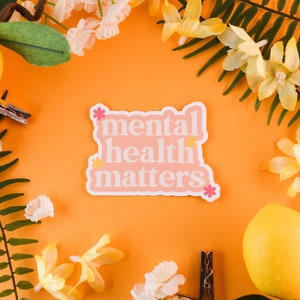 Pegatinas de salud mental, pegatinas de positividad, pegatinas de salud mental