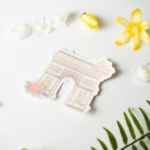 Arc de Triomphe Sticker, Paris, France, Travel, Landmark image 1