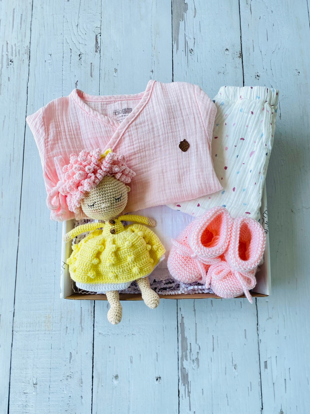 Newborn Baby Girl Gift Box Baby Shower Gift Basket Baby Girl - Etsy