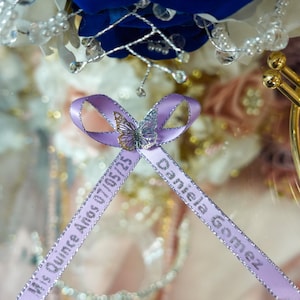 Personalisierte Bänder 100-50-24-12 Stück Quinceño Gastgeschenke / Recuerdos para Quinceñora / Recuerdos para Bautizo / Taufe / Babyparty / Hochzeit