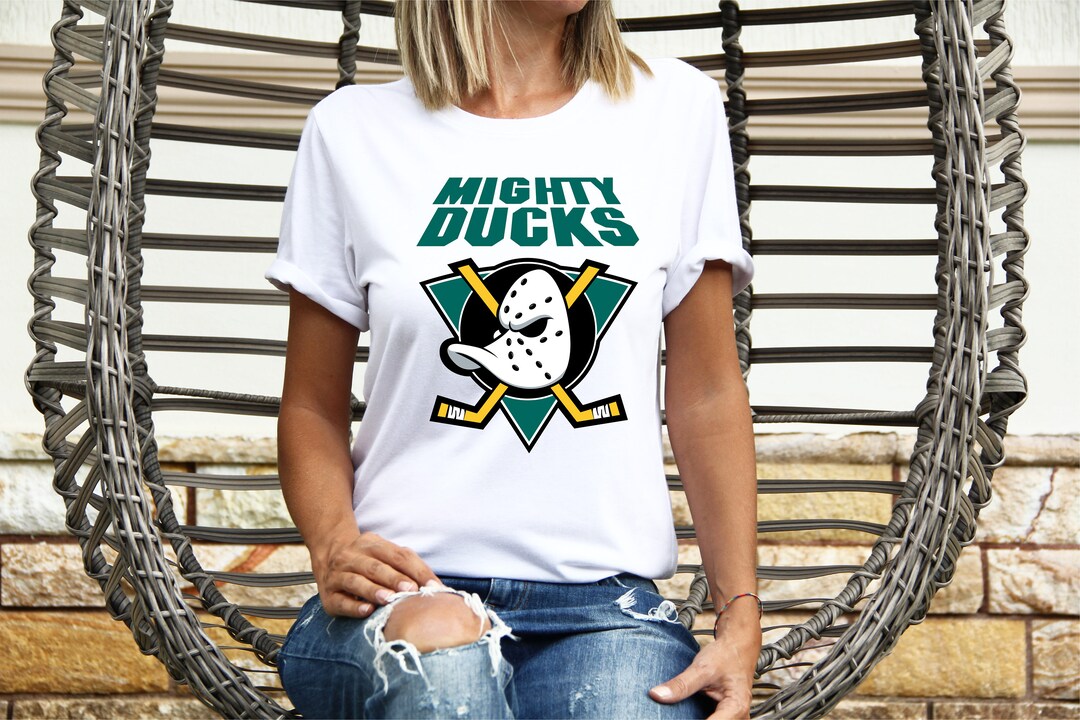 Mighty Ducks Old School Shirt Hockey 2000s Anaheim Mighty 