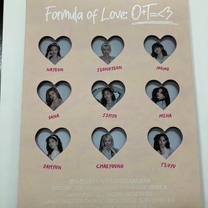 Twice Formula Of Love album Full Of Love version  | all inclusions + preorder | kpop album | TWICE