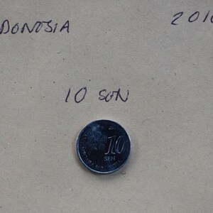 INDONESIEN Münzen 10 Sen 2016 ~~L@@K~~