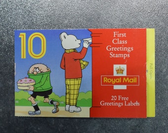 GB STAMP Rupert the Bear folleto 10x1st más etiquetas 1994 MNH ~~L@@K~~