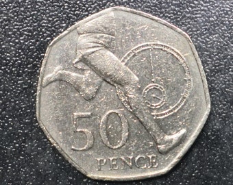 GB  Coins 50th Ann's 4 mint. mile  50p   ~~L@@K~~