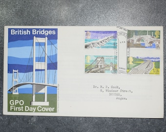 GB   STAMP  First Day Cover  Bridges   1966   (B8)    ~~L@@K~~