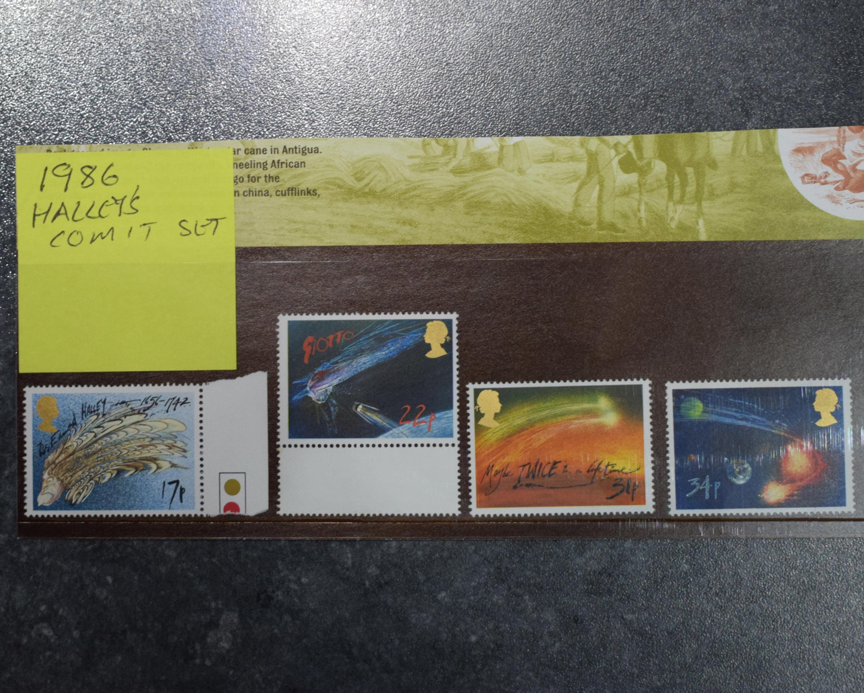 GB  STAMPS  Halley's Comet set MNH  1986  ~~L@@K~~