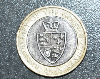 GB Coins  What is a Guinea tis a splendid thing 350th Anns  2 pound  2013  ~~L@@K~~