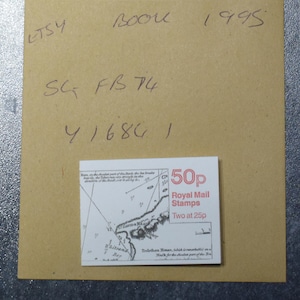 GB Briefmarken Buch SGFB74 Karten postfrisch S2 ~~L@@K~~