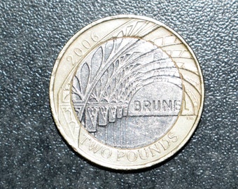 GB Coins  Iron works Brunel Paddington Station   2006    2 pound     ~~L@@K~~