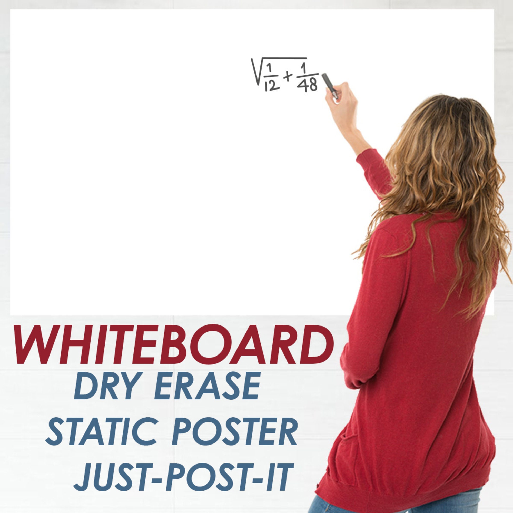 Clear Dry Erase Sticker Roll 8 Ft 