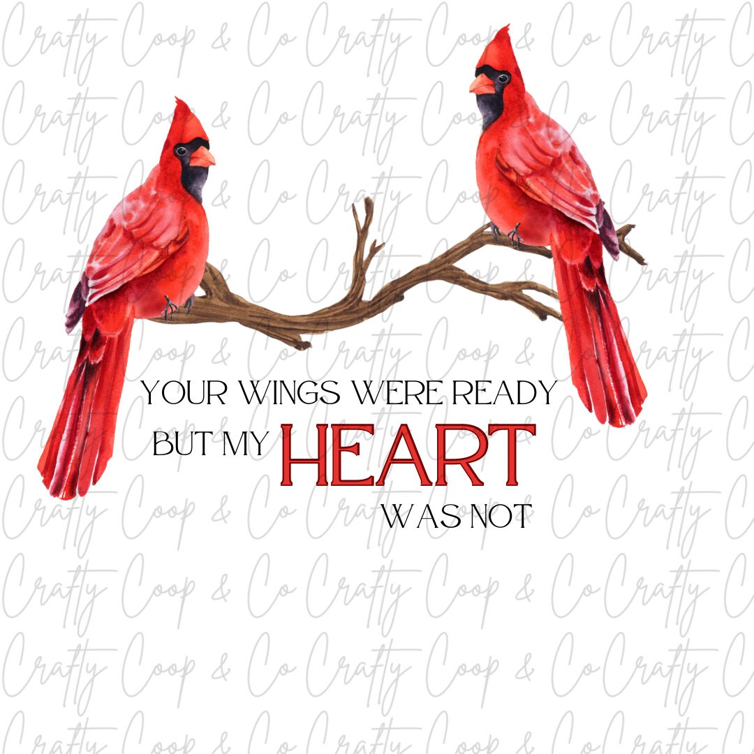 Memorial Cardinal Digital Design PNG - Etsy