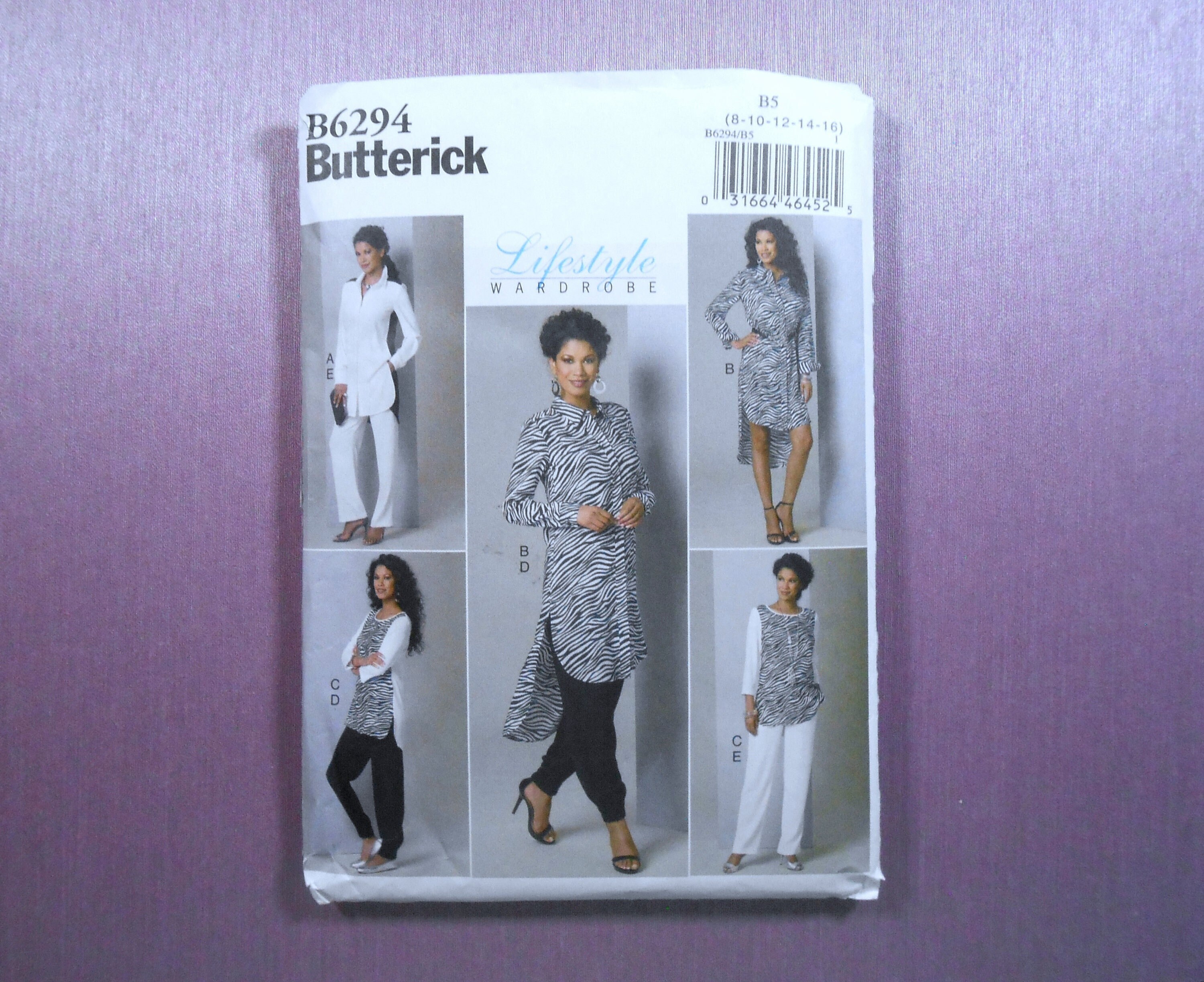 Women Tunic Top, High Low Tunic, Pants, Long Sleeve Top, 3/4