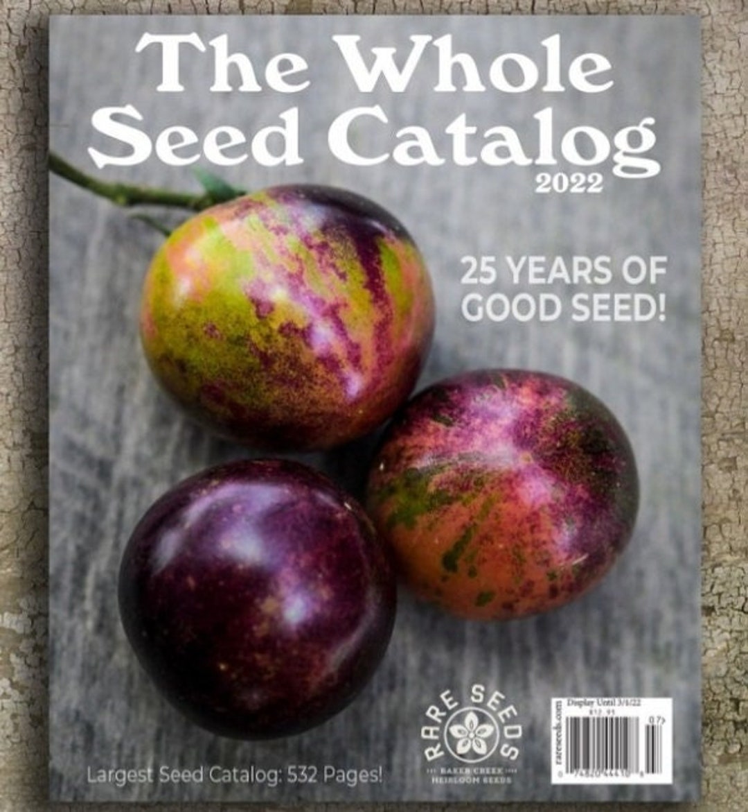 WHOLE SEED CATALOG 2022 the World's Largest Seed Etsy