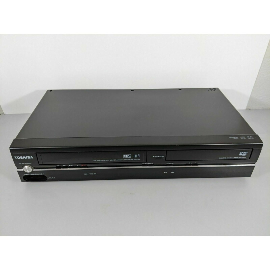 Toshiba SD-V296 DVD/VCR Combination Player - Black Tested