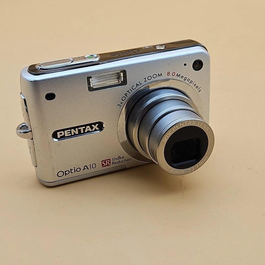 Pentax Optio A10 8.0 MP Digital Camera Silver Tested Works - Etsy