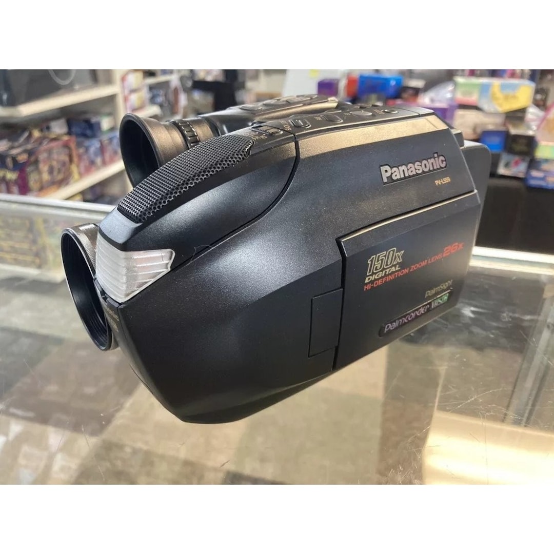 ケノン　Panasonic 5.1 Vintage Panasonic PV-L559D VHSC Camcorder Palmcorder 150x - Etsy