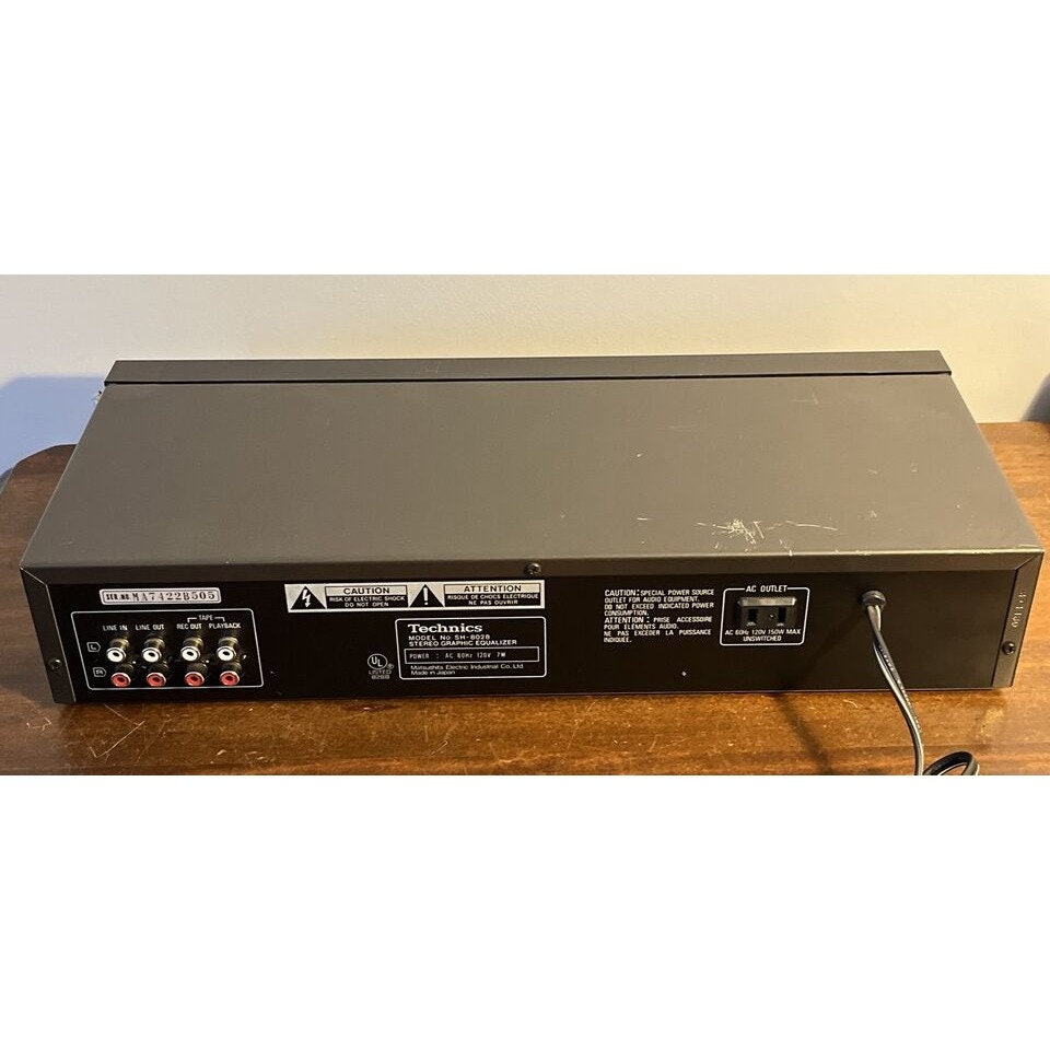 Technics SH-8028 Stereo Graphic Equalizer 7 Band 2 Channel