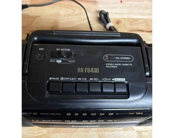 パナソニック RX-FS430 ステレオラジオカセットレコーダー - Etsy 日本